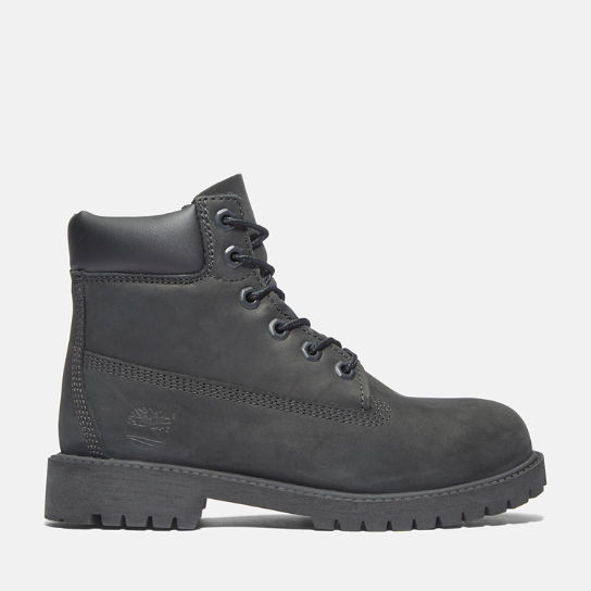 Timberland® Premium 6 Inch Boot for Junior in Black | Timberland