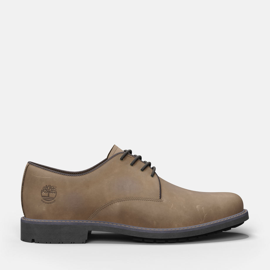 Timberland Stormbucks Waterproof Oxford Shoe For Men In Dark Brown Brown, Size 14.5