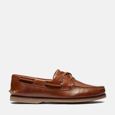 Chaussures bateau classique en cuir pour homme en marron | Timberland