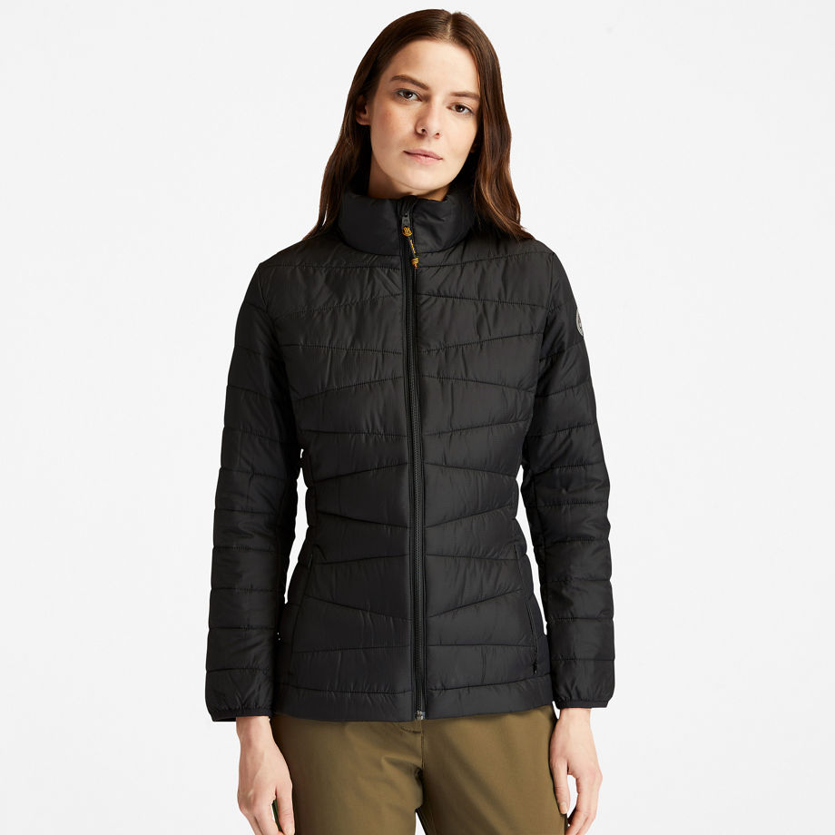 Timberland Lightweight Packable Jacket For Women In Black Black, Size XS