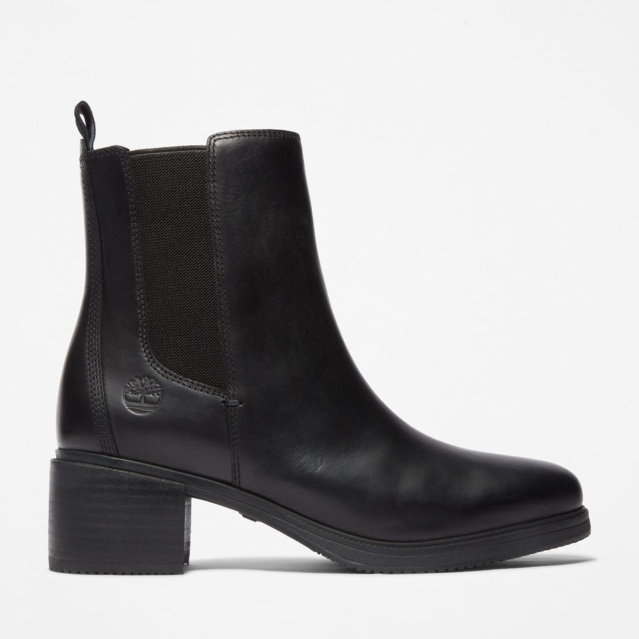 Timberland Dalston Vibe Chelsea Boot For Women In Black Black, Size 4