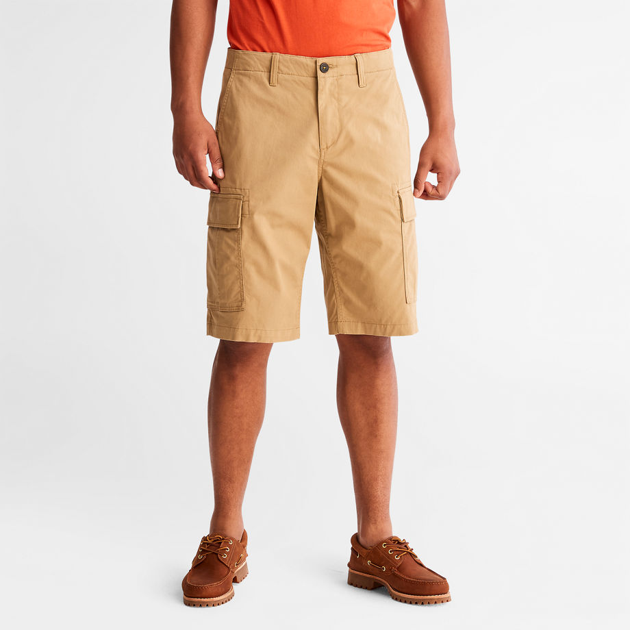 Timberland Outdoor Heritage Cargo Shorts For Men In Khaki Khaki, Size 30