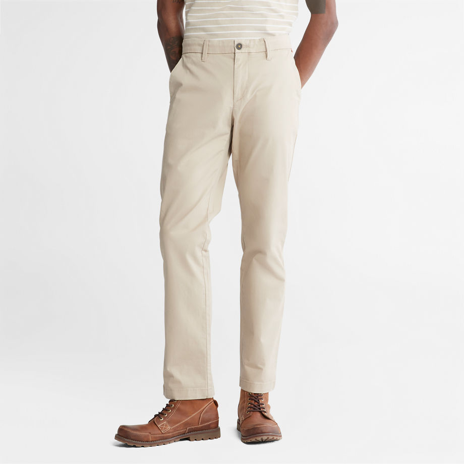 Timberland Squam Lake Stretch Chinos For Men In Beige Beige, Size 30 x 34
