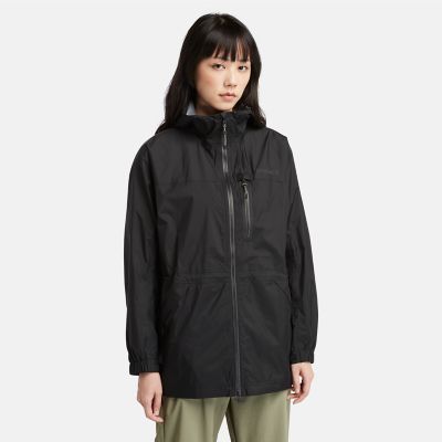 Timberland Jenness Waterproof Packable Jacket For Women In Black Black, Size M