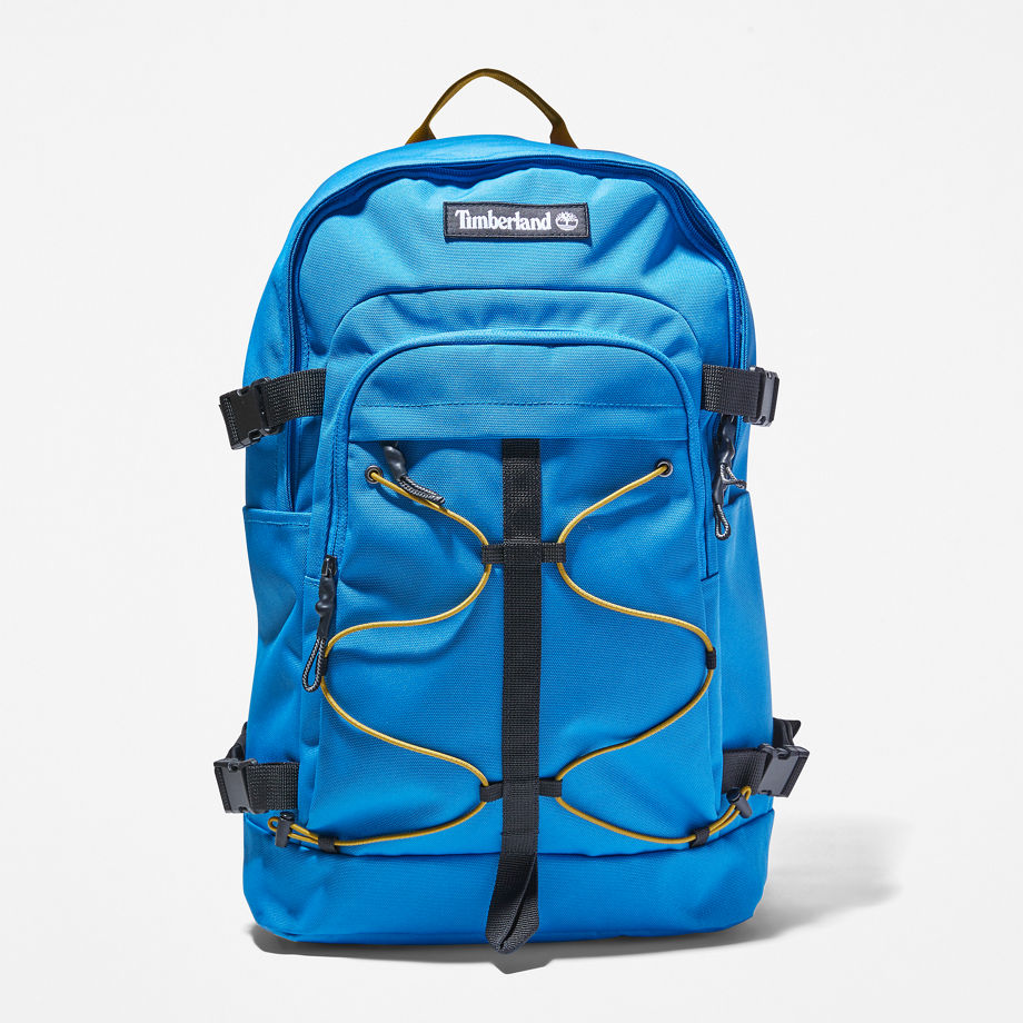 Timberland Outdoor Archive Bungee Backpack In Blue Blue Unisex, Size ONE