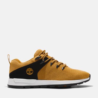 Timberland Sprint Trekker Lace-up Low Trainer For Men In Yellow Yellow, Size 6.5