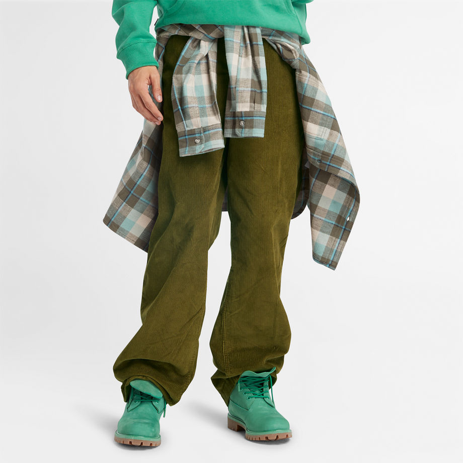 Timberland Rindge Carpenter Trousers For Men In Green Green, Size 32 x 34