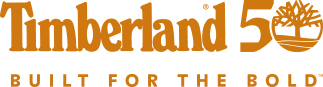 Logo reading 'Timberland 50 - Built For The Bold'