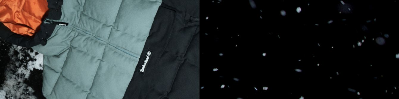 Close up of the Women's Timberland Progressive Utility Pullover Puffer Jacket