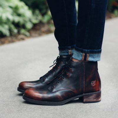 metallic Timberland boots 