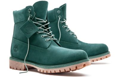 timberland green boots