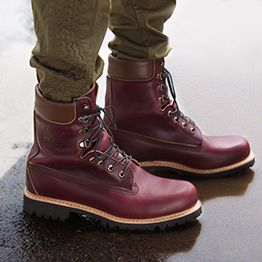 oxblood timberland boots