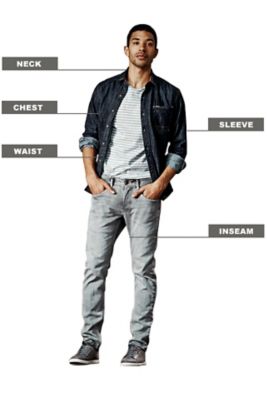 Men's Clothing Size Chart – Timberland