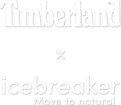 Image of the Timberland and icebreaker (Move To Natural) logos