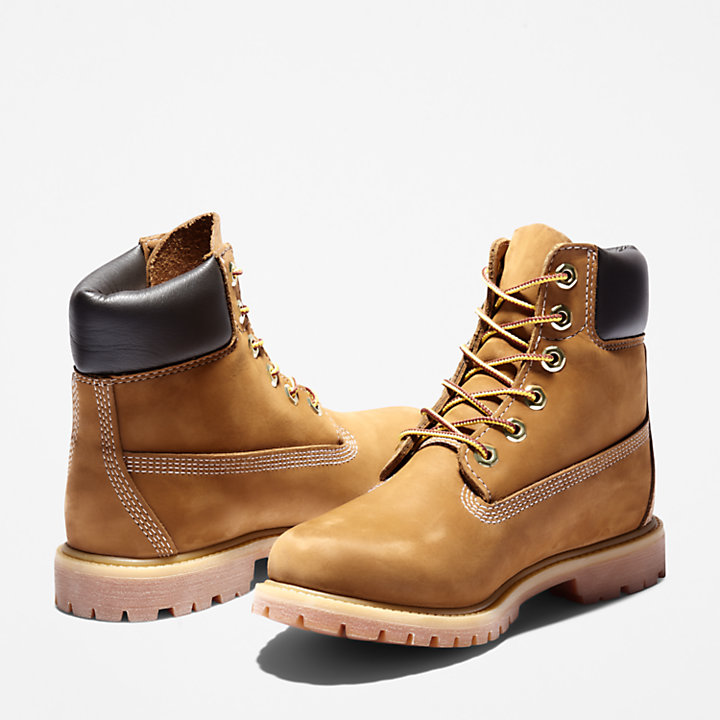 pakket Dakloos Spit Timberland® Premium 6 Inch waterdichte boots voor dames in bruin |  Timberland