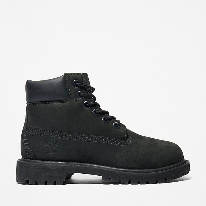 Timberland® Premium 6 Inch Boot for Youth in Black | Timberland