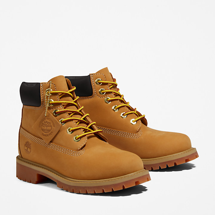 Timberland® Premium 6-Inch Boots voor kids in geel-