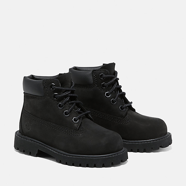 Timberland® Premium 6 Inch Waterdichte Boots voor peuters en kleuters in zwart