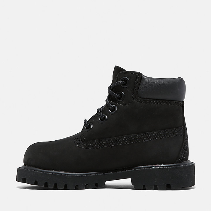 Timberland® Premium 6 Inch Waterdichte Boots voor peuters en kleuters in zwart