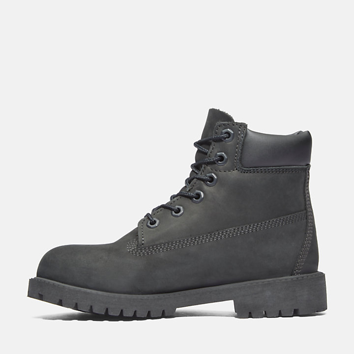 Premium 6 Inch Boot for Junior in Black-
