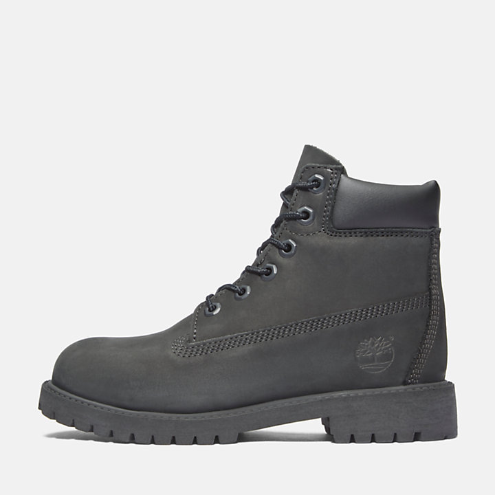 Premium 6 Inch Boot for Junior in Black-