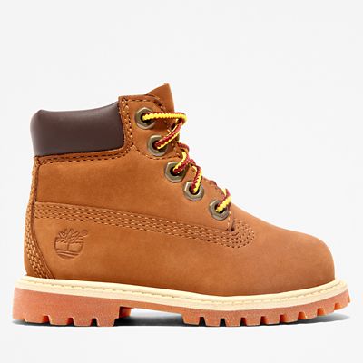Timberland Premium 6 Inch Boot For Toddler In Brown Brown Kids