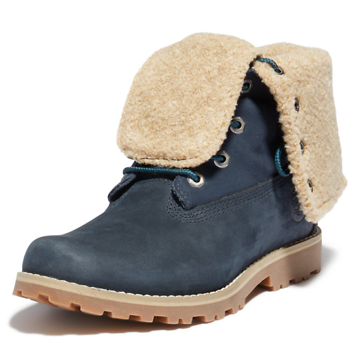 Timberland® Authentic Fold-down Boot for Junior in Blue-