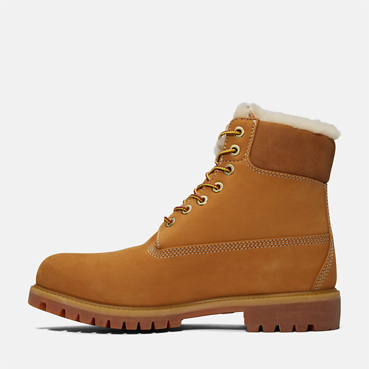 Cálidas botas de 15 cm (6 in) Timberland® Heritage para hombre en amarillo-