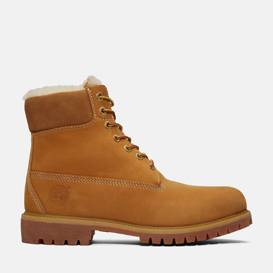 Cálidas botas de 15 cm (6 in) Timberland® Heritage para hombre en amarillo | Timberland