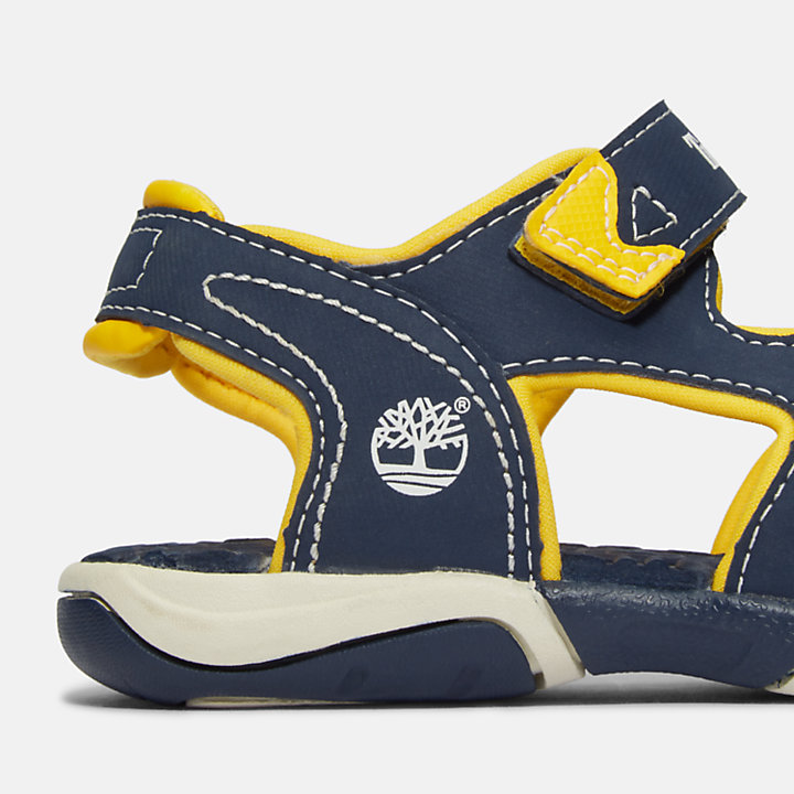 Adventure Seeker Sandal for Youth in Navy/Yellow-