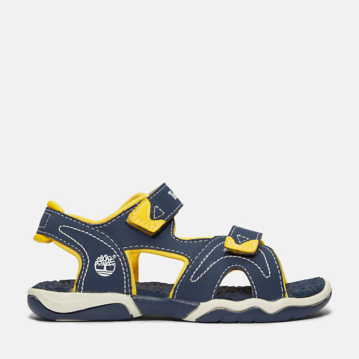 Adventure Seeker Sandal for Youth in Navy/Yellow-