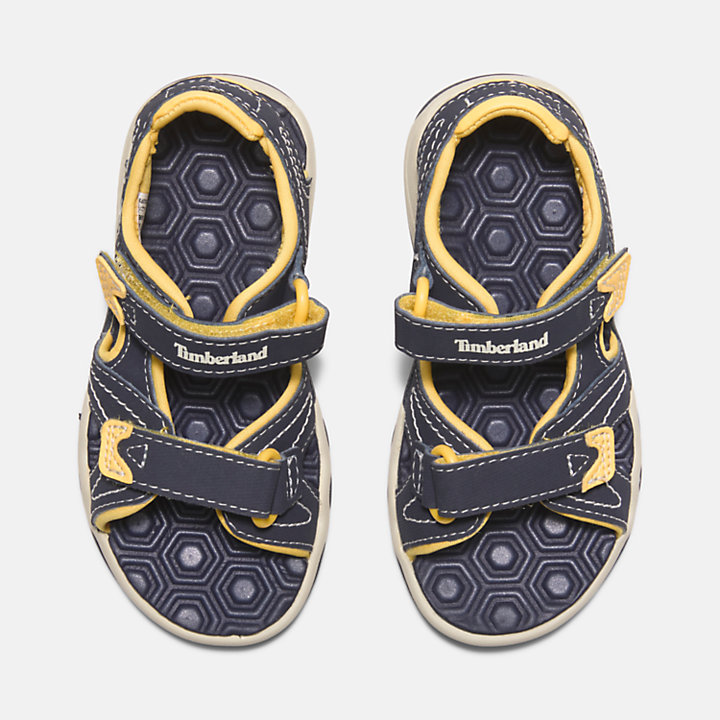 Adventure Seeker 2-Strap Sandal for Toddler in Navy/Yellow-