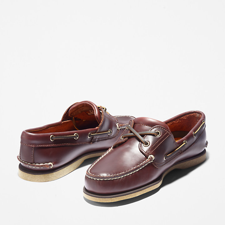 Timberland® Classic Boat Shoe for Men in Dark Brown-