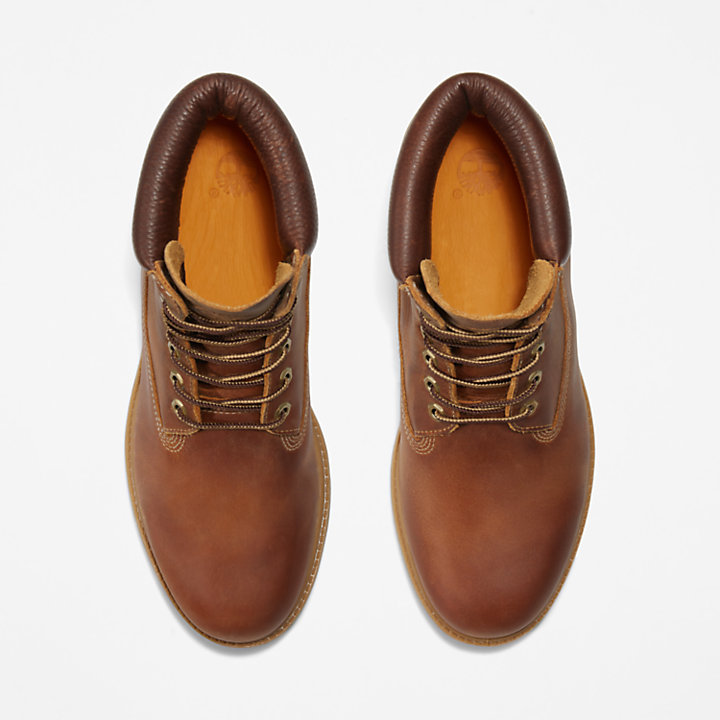 Timberland® Premium 6 Inch Waterproof Heritage Boot voor heren in bruin-