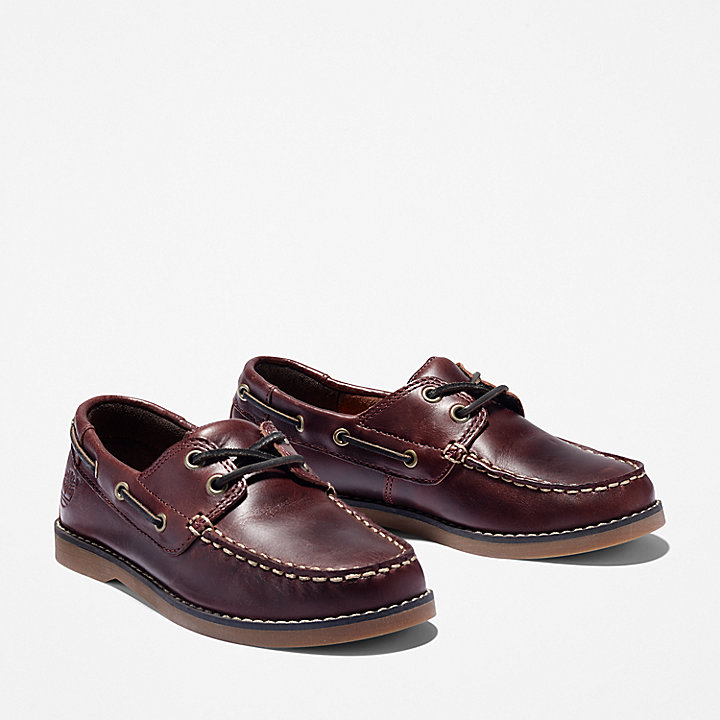 Seabury Boat Shoe for Youth in Brown