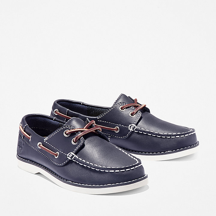 Seabury Boat Shoe for Toddler in Navy