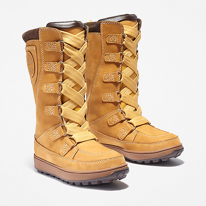 Mukluk 8 Inch Boot for Youth in Yellow