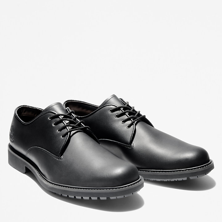 Chaussure Oxford Stormbucks imperméable pour homme en noir-