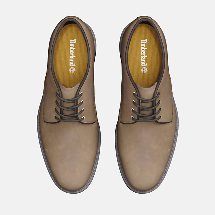 Stormbucks Waterproof Oxford Shoe for Men in Dark Brown-