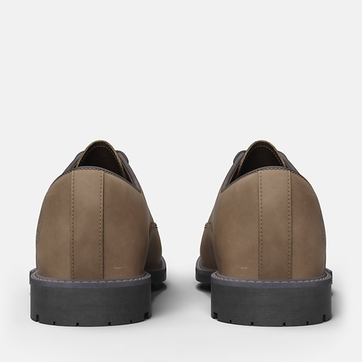Sapato Impermeável Oxford Stormbucks para Homem em castanho-escuro-
