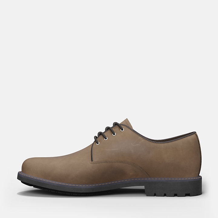 Stormbucks Waterproof Oxford Shoe for Men in Dark Brown-