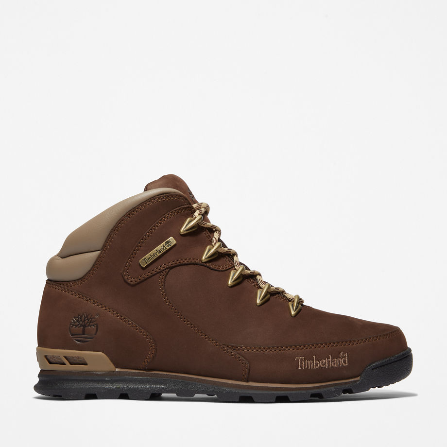 Timberland Euro Rock Mid Hiking Boot For Men In Brown Brown