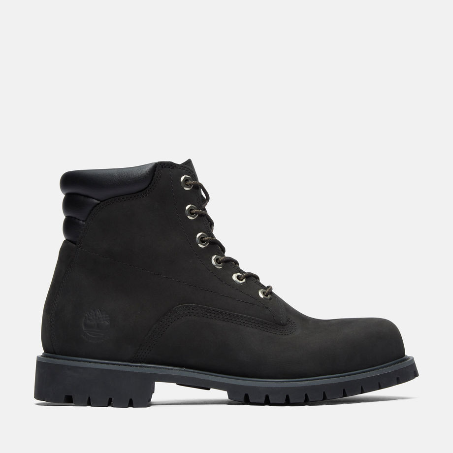 Timberland Alburn 6 Inch Boot For Men In Black Black, Size 10.5