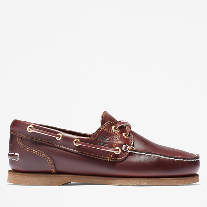 Classic Boat Shoe for Women in Brown-
