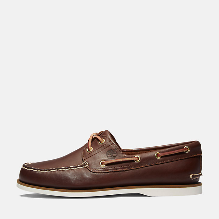 Chaussure bateau à 2 œillets Timberland® Classic pour homme en marron-