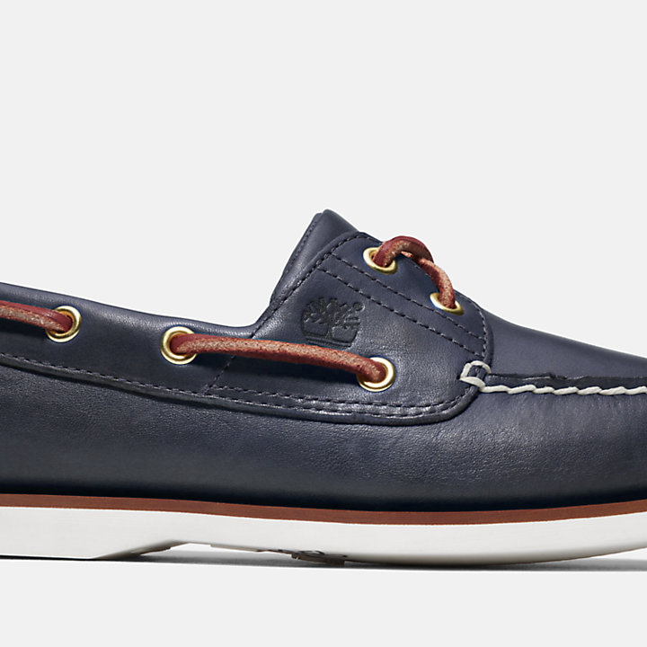Classic Boat Shoe for Men in Blue-