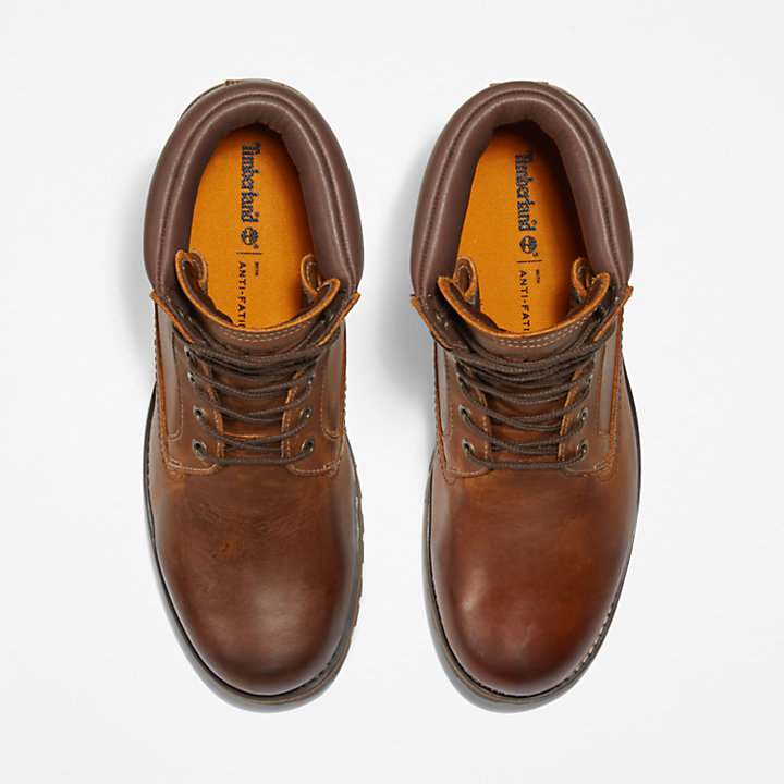 Rugged 6-Inch Boot voor Heren in bruin-