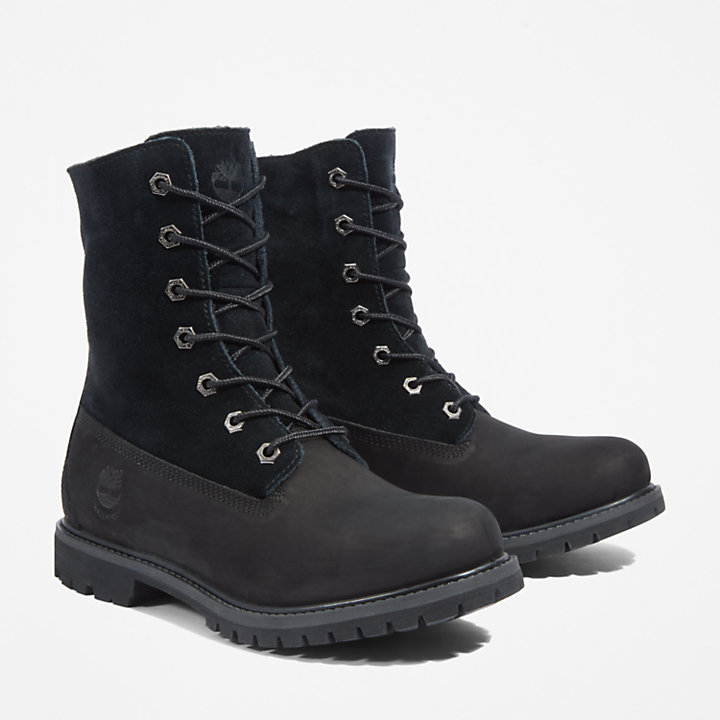 Timberland Authentics Waterproof Roll-Top Boot for Women in Black-
