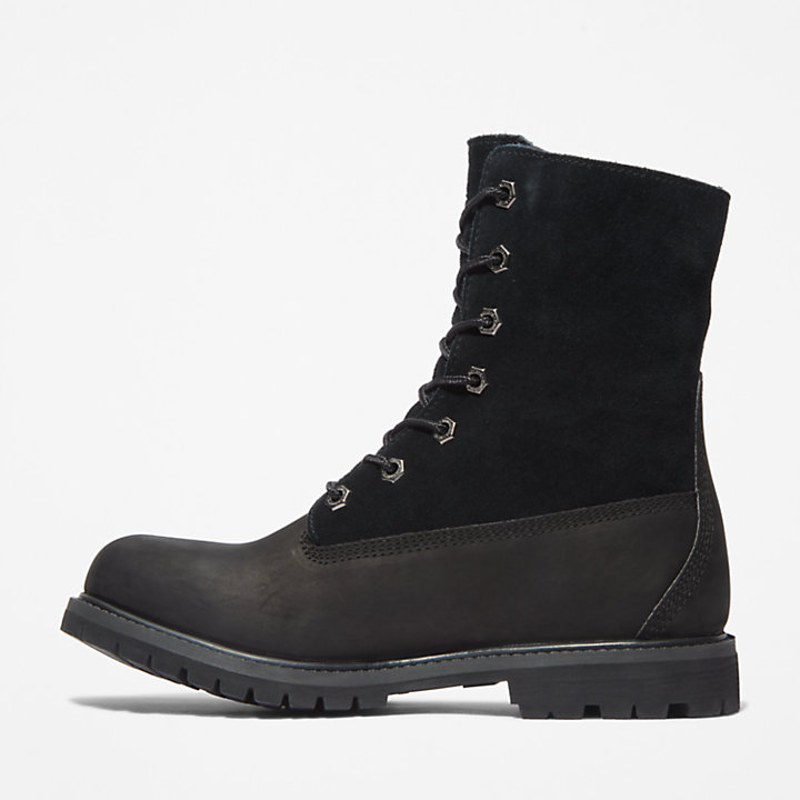 Timberland Authentics Waterproof Roll-Top Boot for Women in Black-