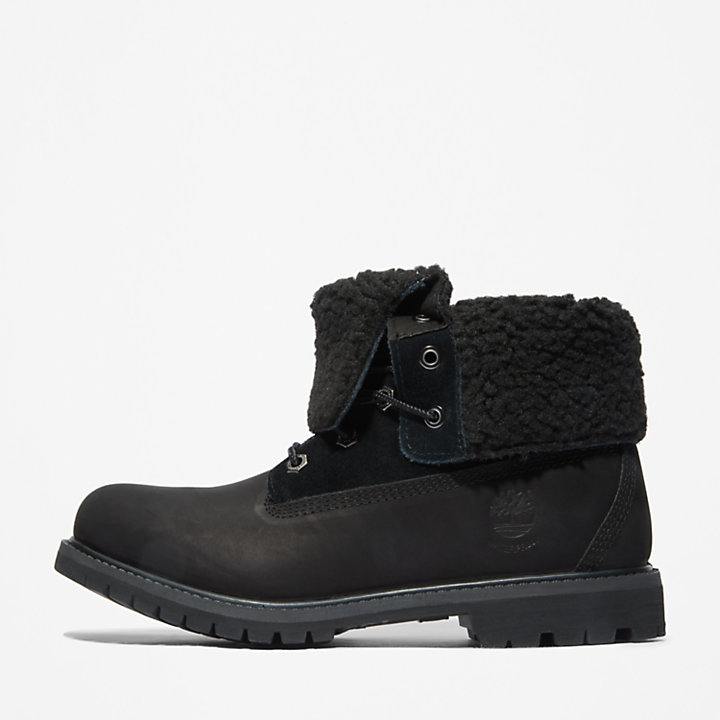 Timberland® Authentic Fold-over Boot for Women in Black-